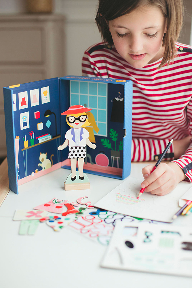 Petit Collage PTC271 Magnetic Playset, Blue