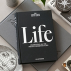 Coffee Table Fotoalbum Life, Svart