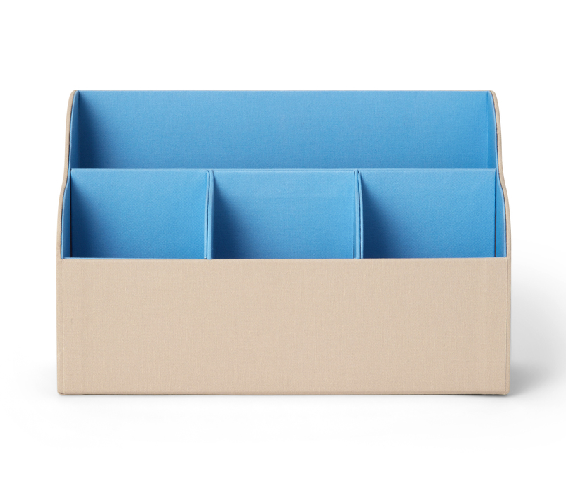 Skrivbordsställ, Beige/ Blå