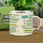 Enamel Mug Golf Guide