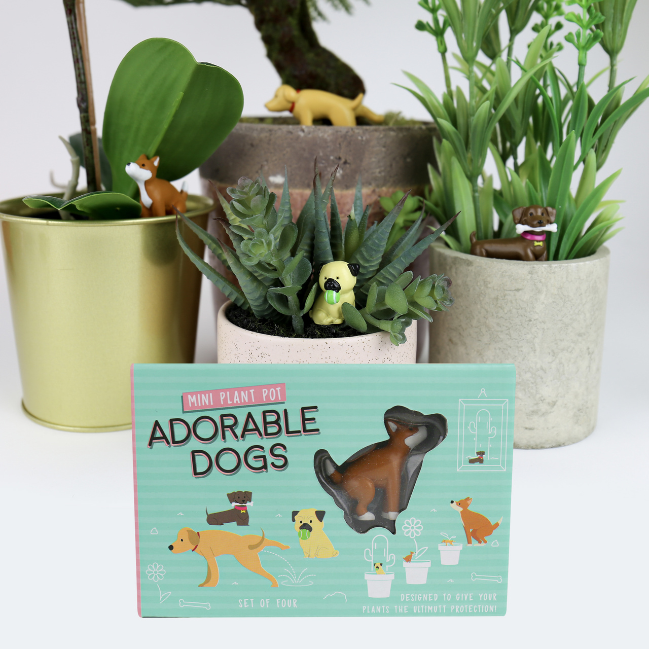 *Plantfigurer Adorable Dogs