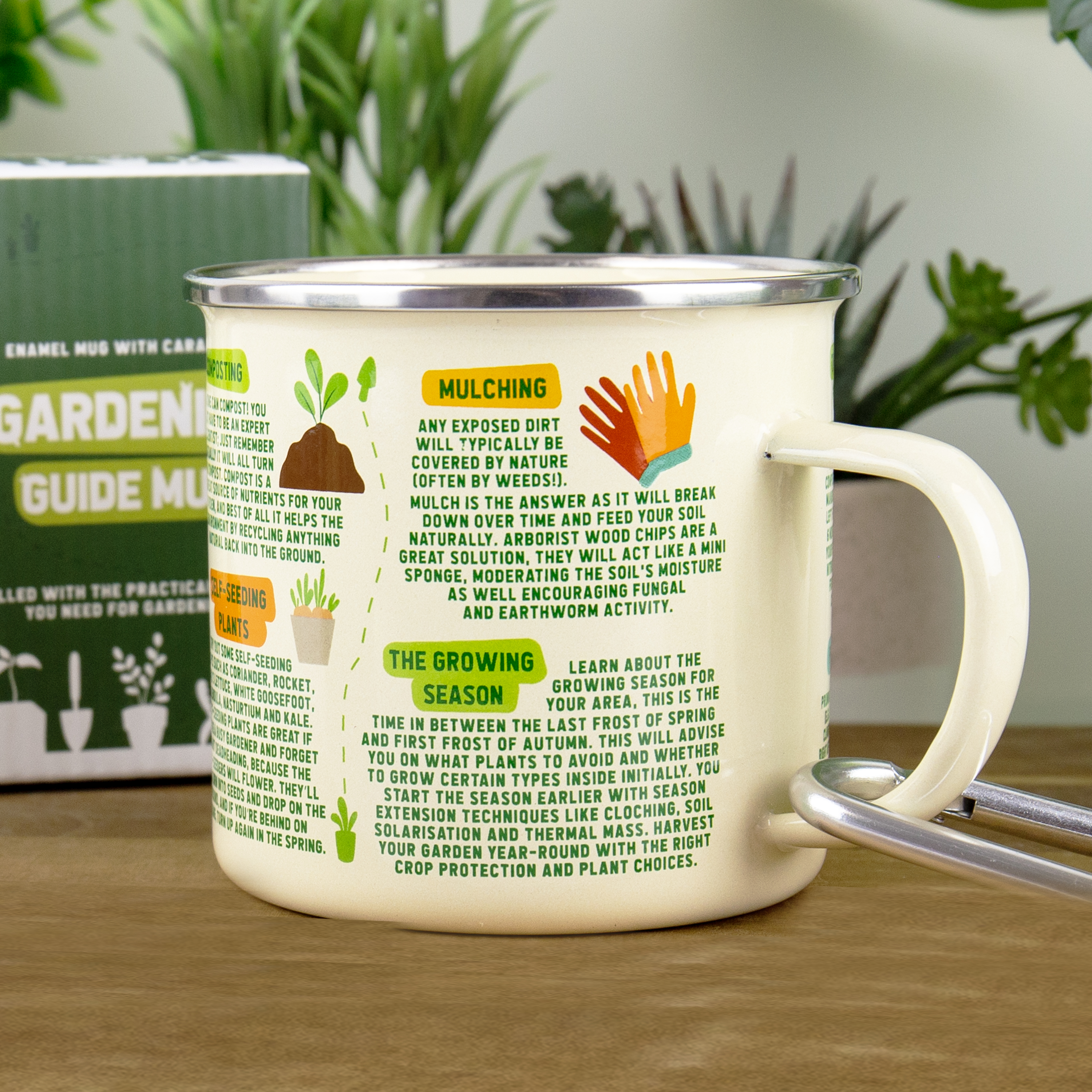 Enamel Mug Gardening Guide