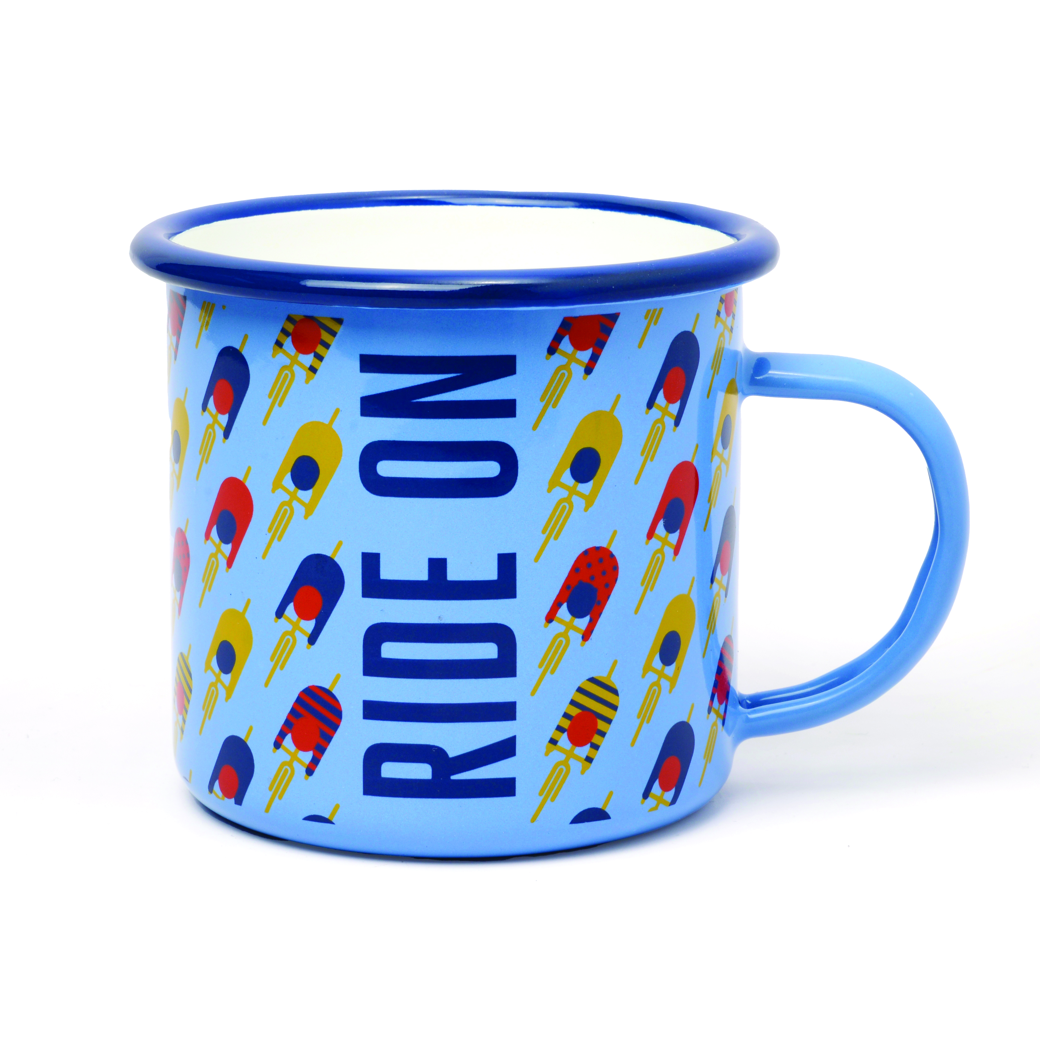*SALE Enamel Mug Cycling
