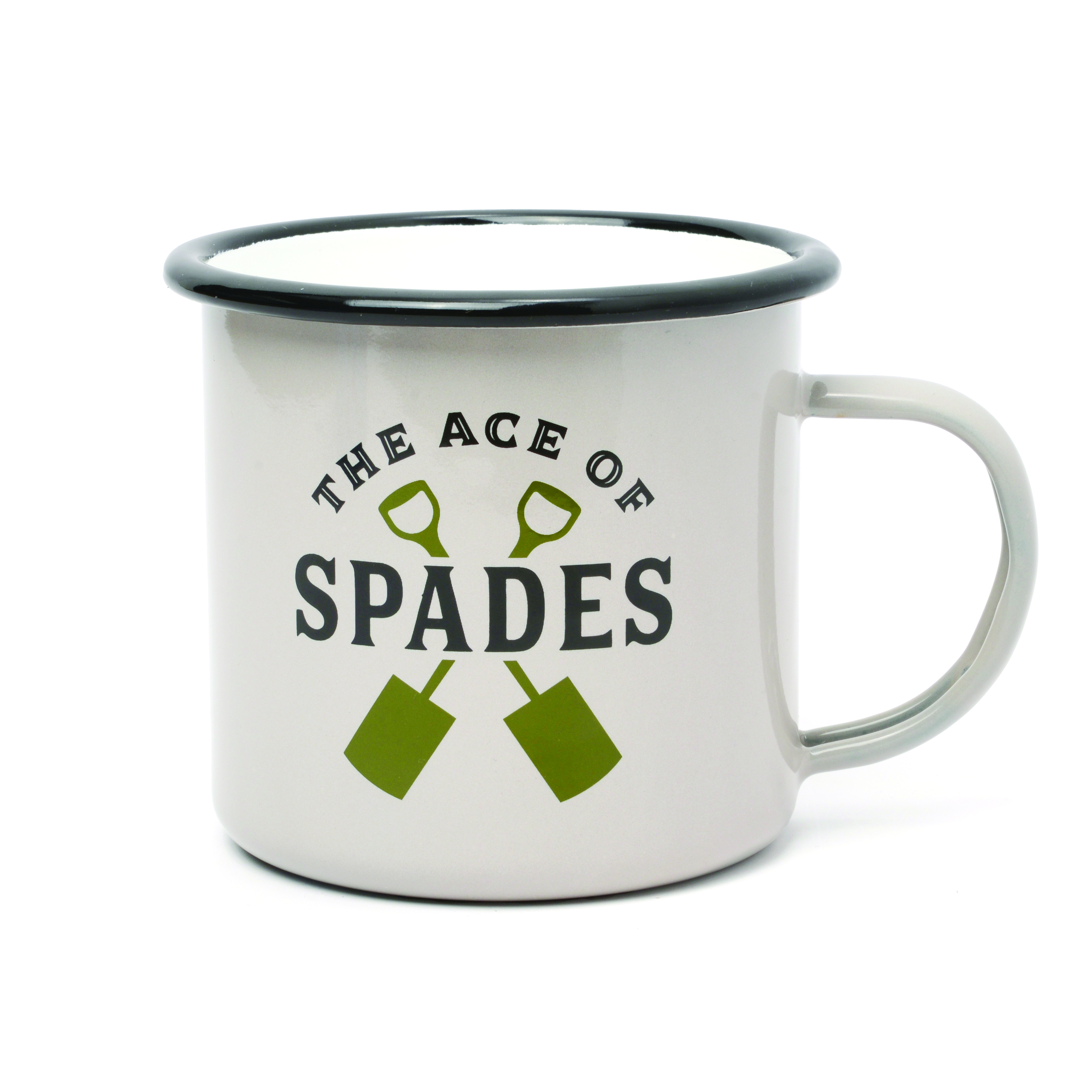REA Emaljmugg Ace of Spades