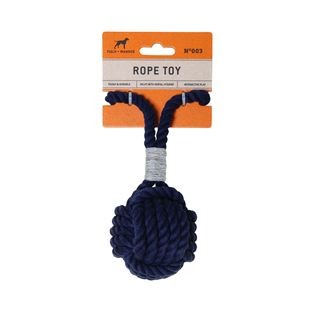 Dog Toy Rope Navy Blue