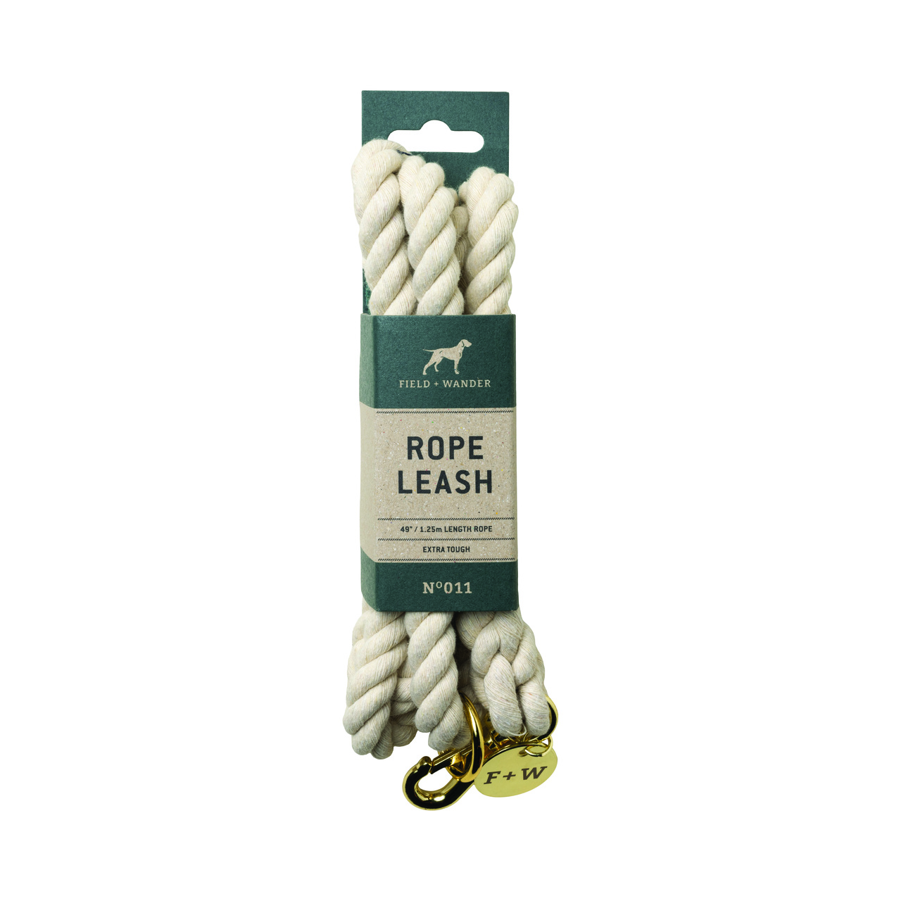 Dog Leash Rope Natural White