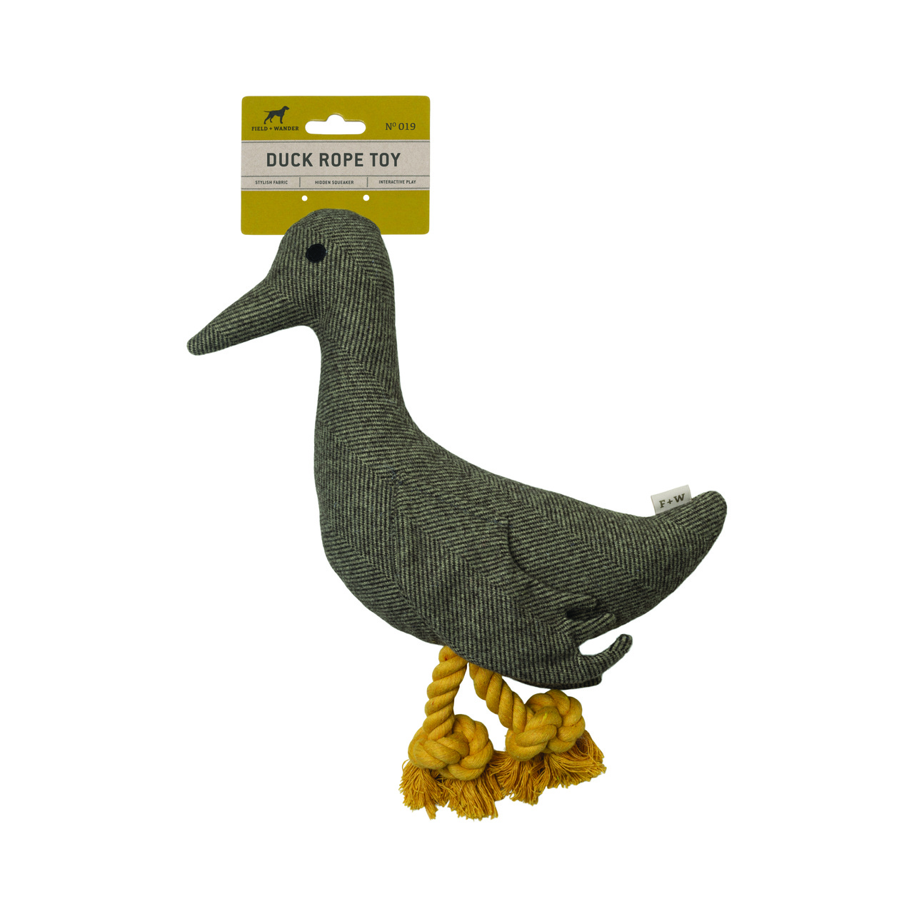 Pipe toy in fabric, Duck