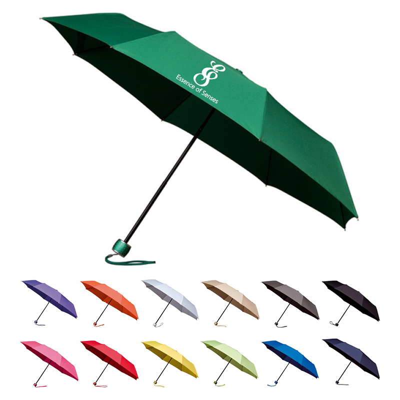 Paraply ihopfällbart, 1-färg tryck