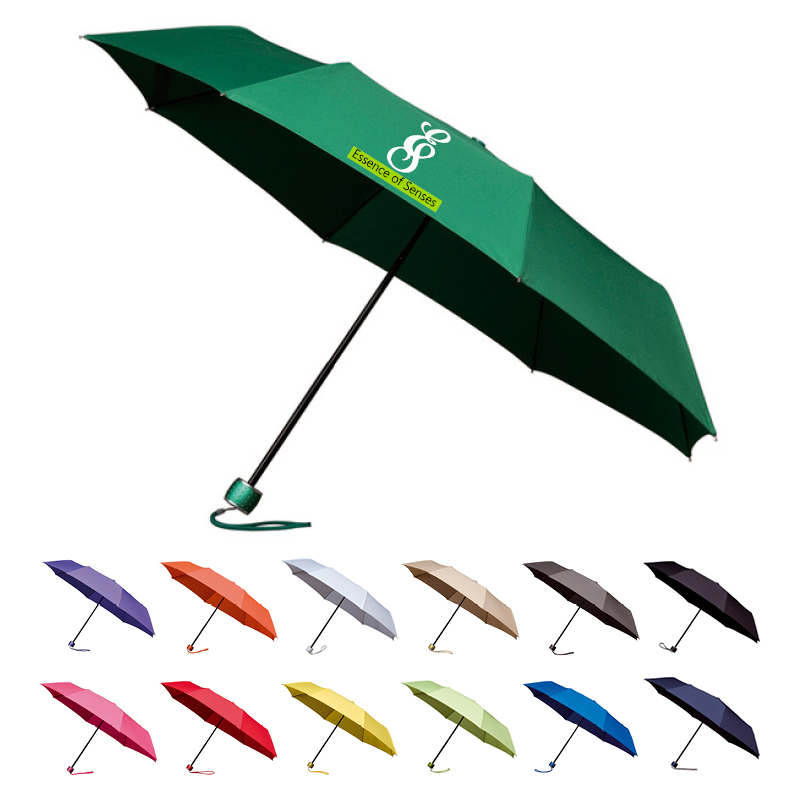 Paraply ihopfällbart, 3-färg tryck