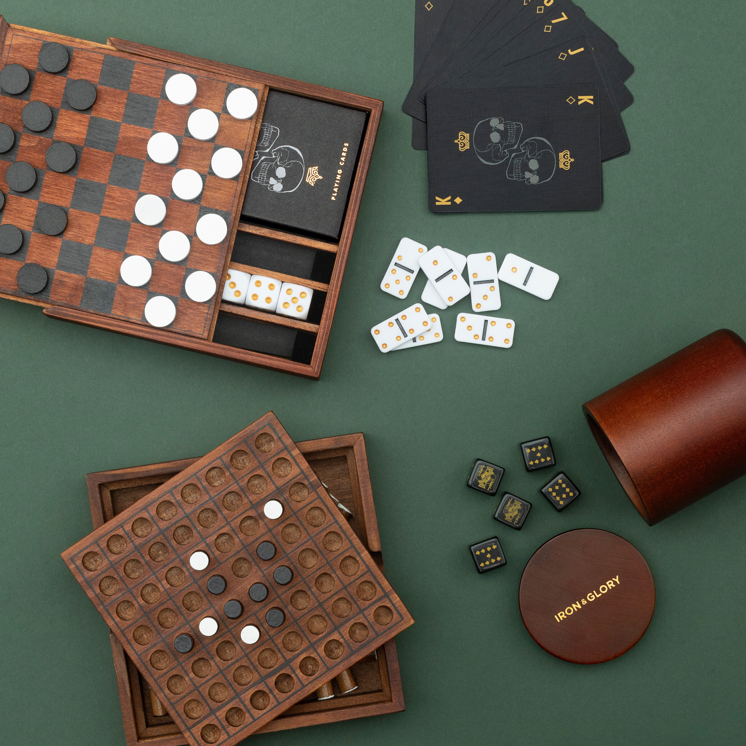 Wooden game Reversi