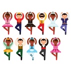 Magnetic Clip Doll Ballet Dancer