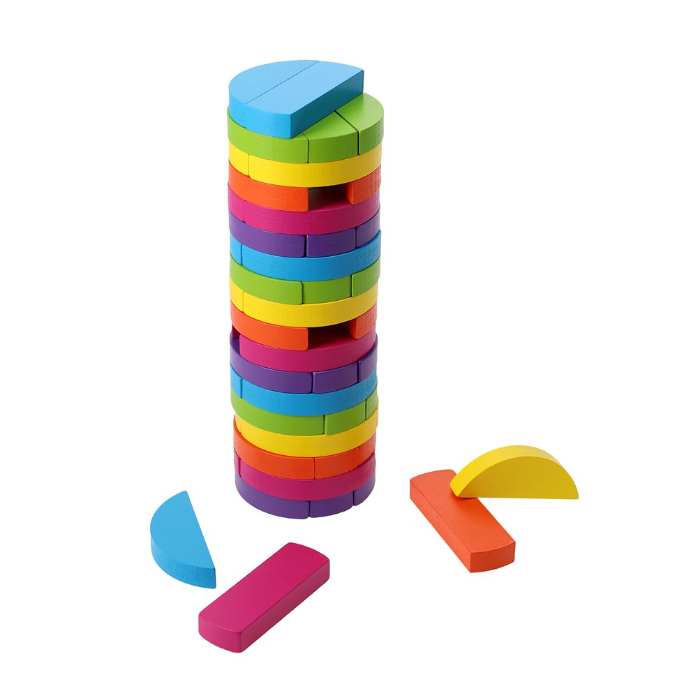 Round Tower game with colors