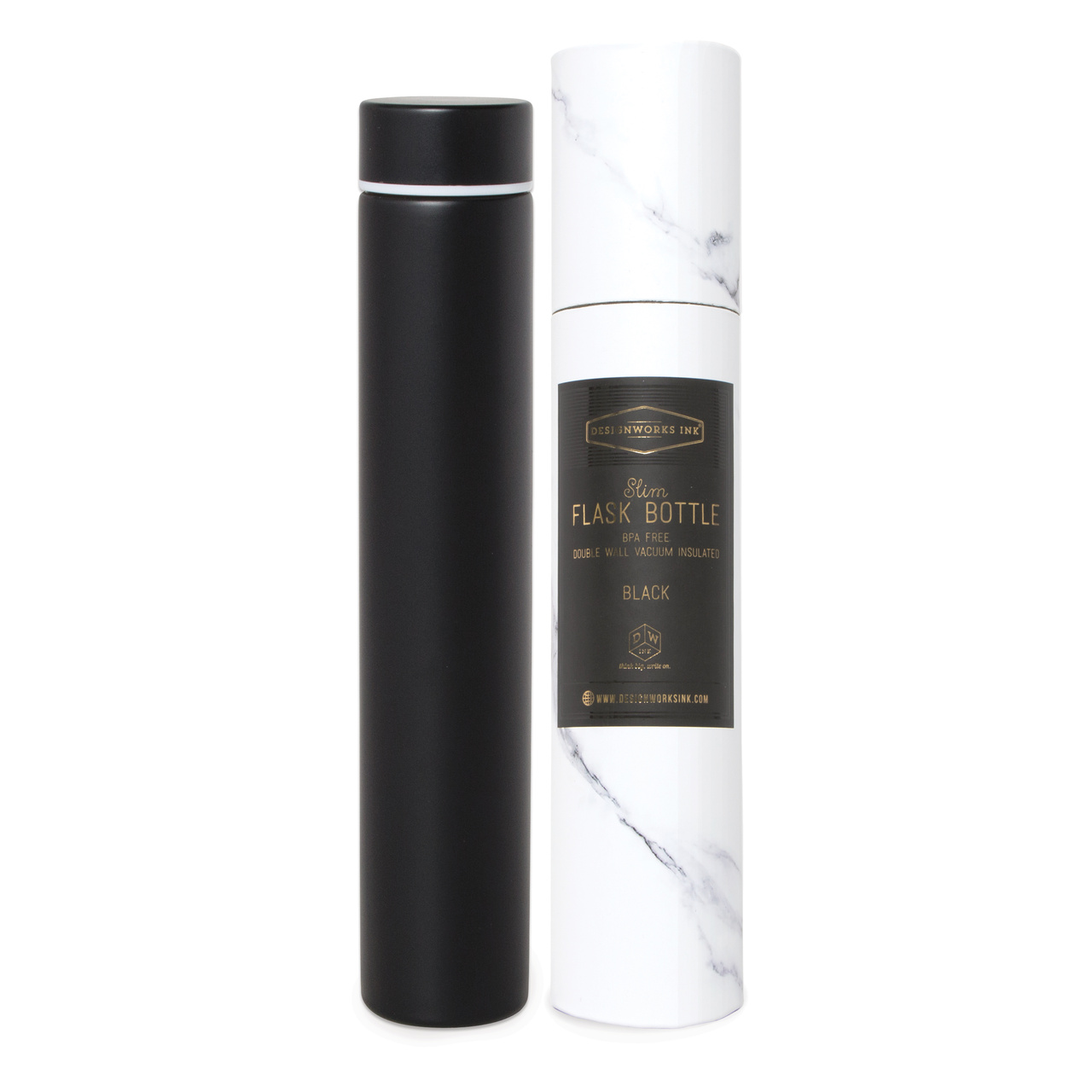 Slim thermos Matt Black