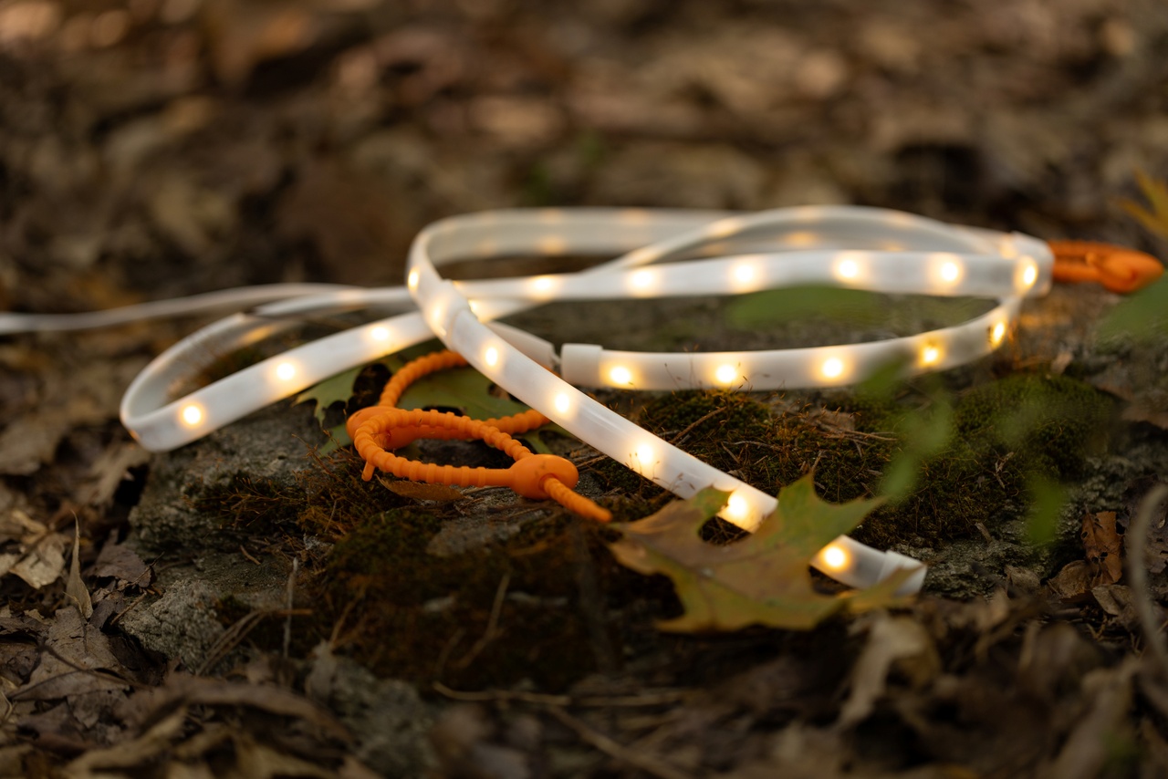 Rope with LED lighting