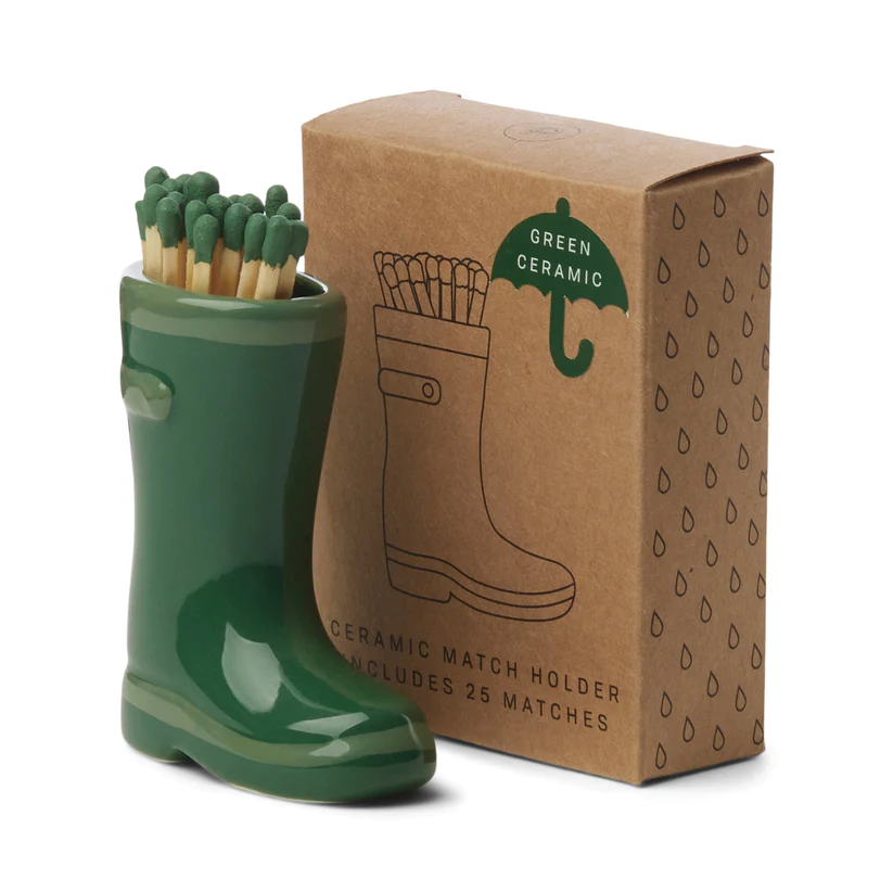 Matches Rubber boot Dark green