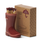 Matches Rubber Boot Dark Red