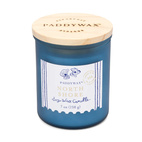 Scented Candle Coastal Sea Blue Glass - North Shore