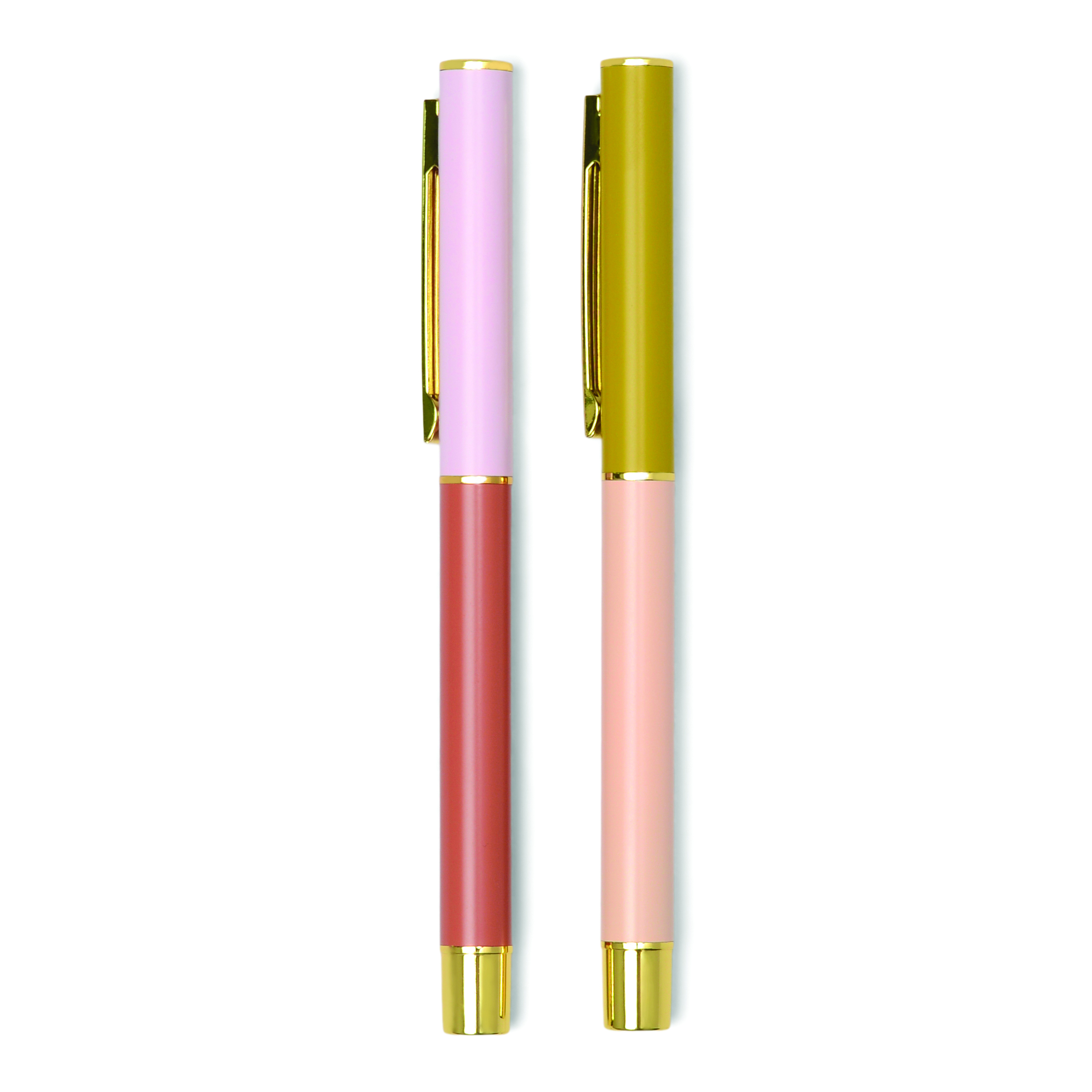 Pencils Colorblock Dark Red & Pale Pink