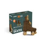 Cartonic 3D Puzzle Roller Skates