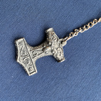 Pewter key ring, Thor's Hammer