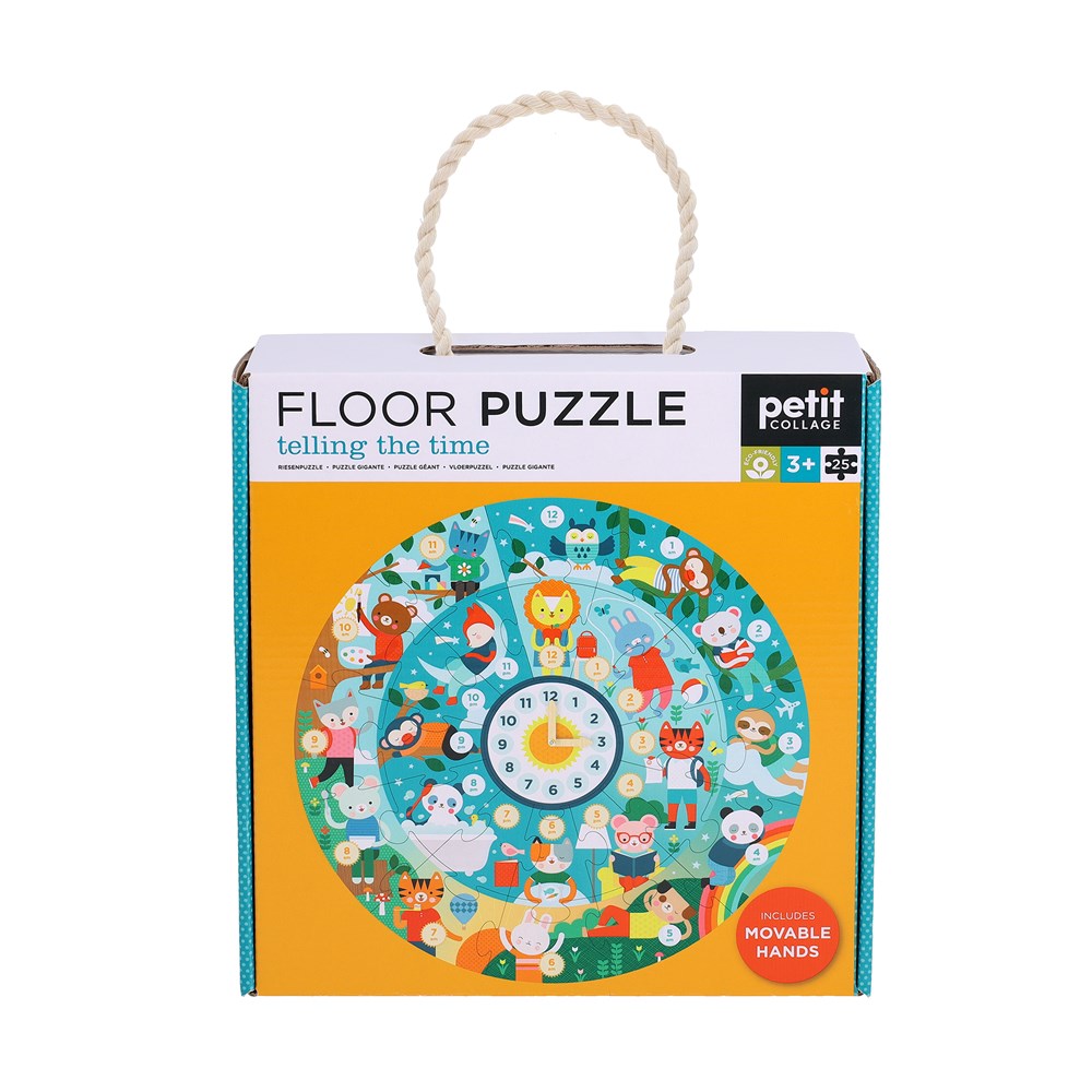 Floor puzzle - Reading the Clock
