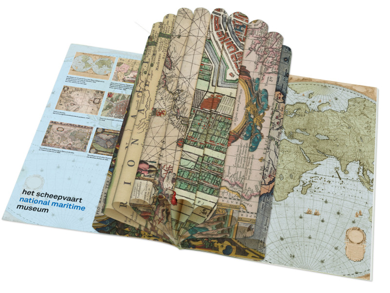 Presentpappersbok Världskarta