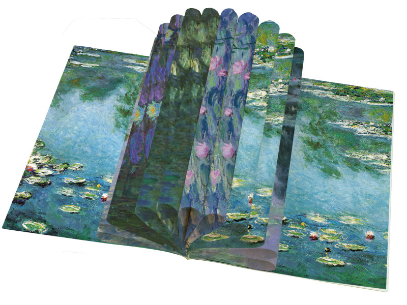 Presentpappersbok Claude Monet
