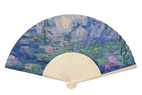 Hand fan Claude Monet