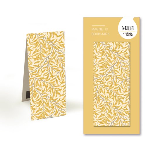 Magnetic Bookmark Morris Modern Willow Bough - Yellow