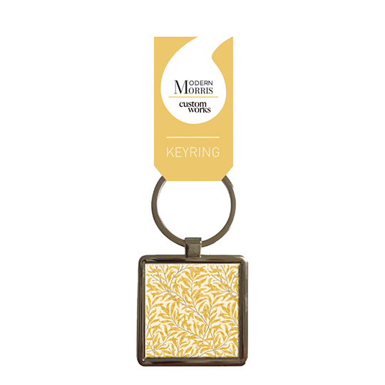Metal key ring Morris Modern Willow Bough - Yellow