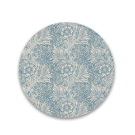 Coaster in wood Morris Modern Marigold - Blue