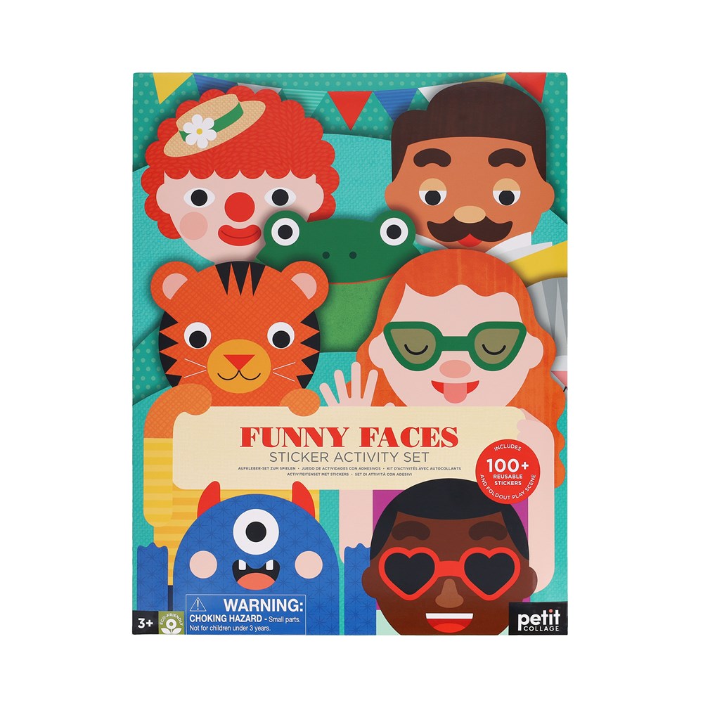 *Sticker och Aktivitetsset Funny faces