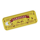 Korkskruv Sardiner, plåtask