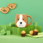 Mugg i keramik Woof!