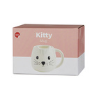 Mugg i keramik Kitty, Vit