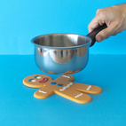 Grytunderlägg Pepparkaksgubbe
