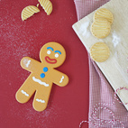 Grytunderlägg Pepparkaksgubbe