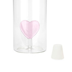 Flaska Love 1,2l, Borosilikatglas