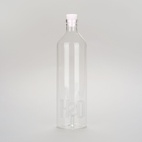 Flaska H2O, 1,2l, Borosilikatglas