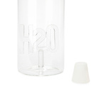 Flaska H2O, 1,2l, Borosilikatglas