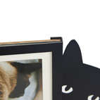 Fotoram Gömd Katt, svart metall