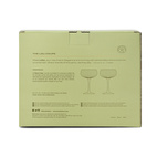Glas Coupe The Lou- Set om 2- Oliv