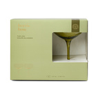 Glas Coupe The Lou- Set om 2- Oliv