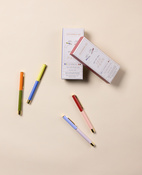 Pennor Color Block Lavedel & Blekrosa