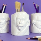 Pennhållare i Keramik  Albert Einstein