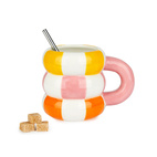 Mugg Keramik Floats 300 ml Rosa