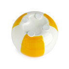 Ljushållare i keramik Beachball, Gul 8 cm
