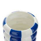 Blomkruka i keramik Floats, blå,14,5 cm