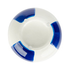 Keramikvas Beachball. Blå 14 cm