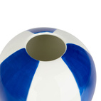 Keramikvas Beachball. Blå 14 cm